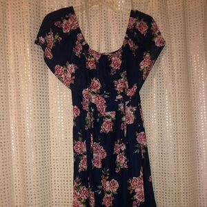 Siren lily maternity floral dress